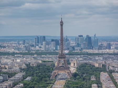 La tour Eiffel vue depuis la tour Montparnasse