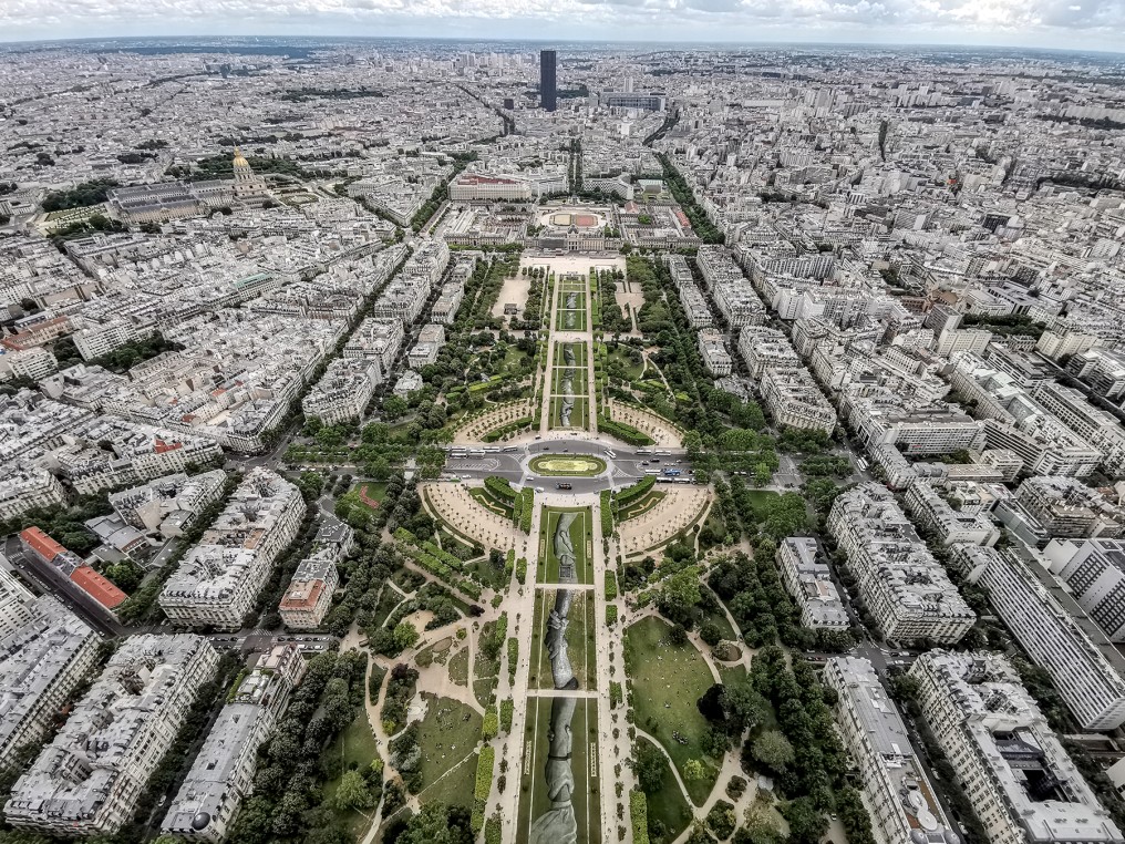 Fresque Beyond Walls vue du sommet